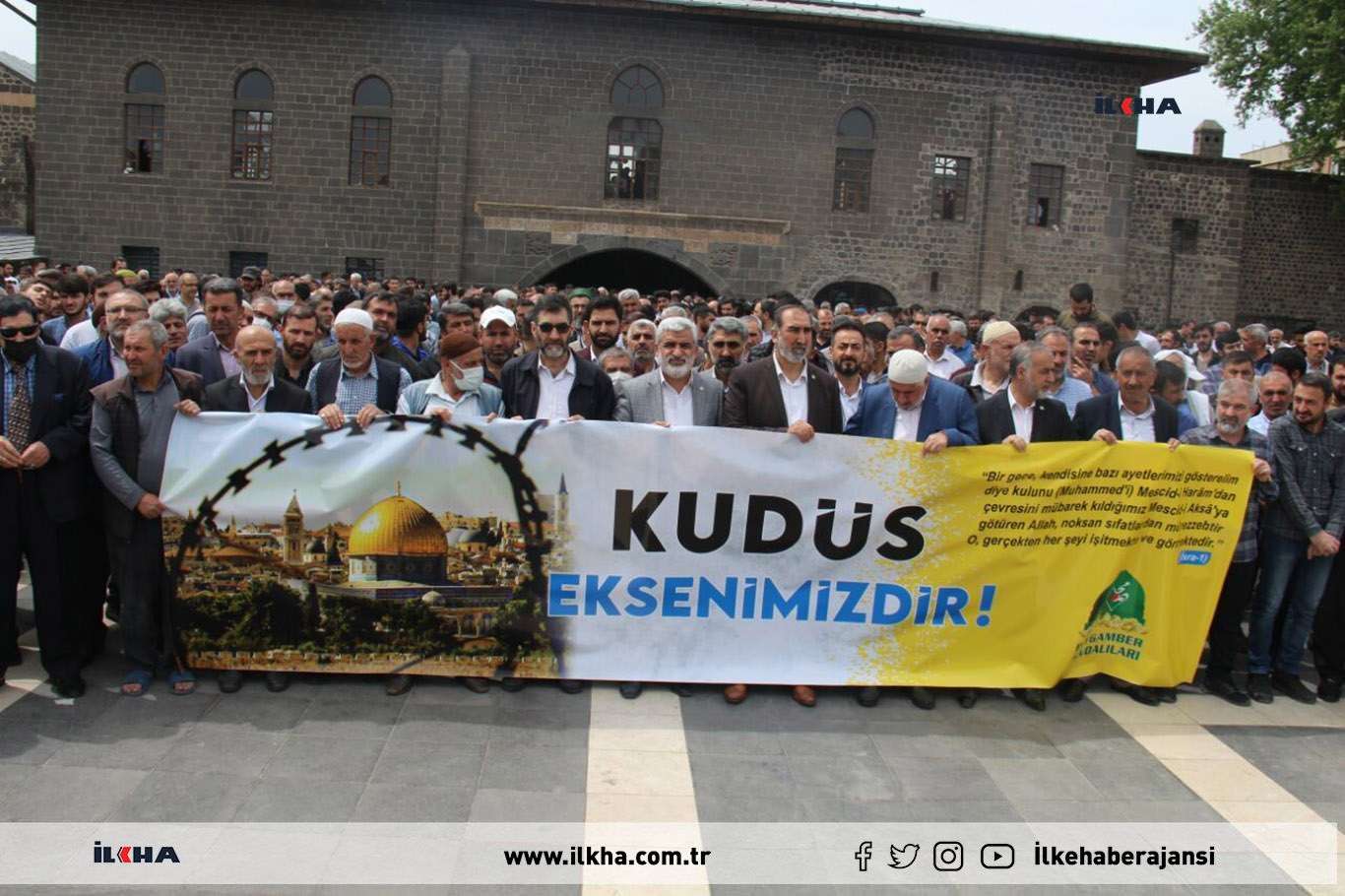 Thousands protest in Turkey against israeli atrocities in Palestine